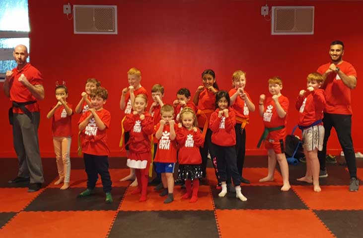 Kids KickBoxing with John & Sukhy starting at 04:30pm Image for Kids KickBoxing with John & Sukhy starting at 04:30pm